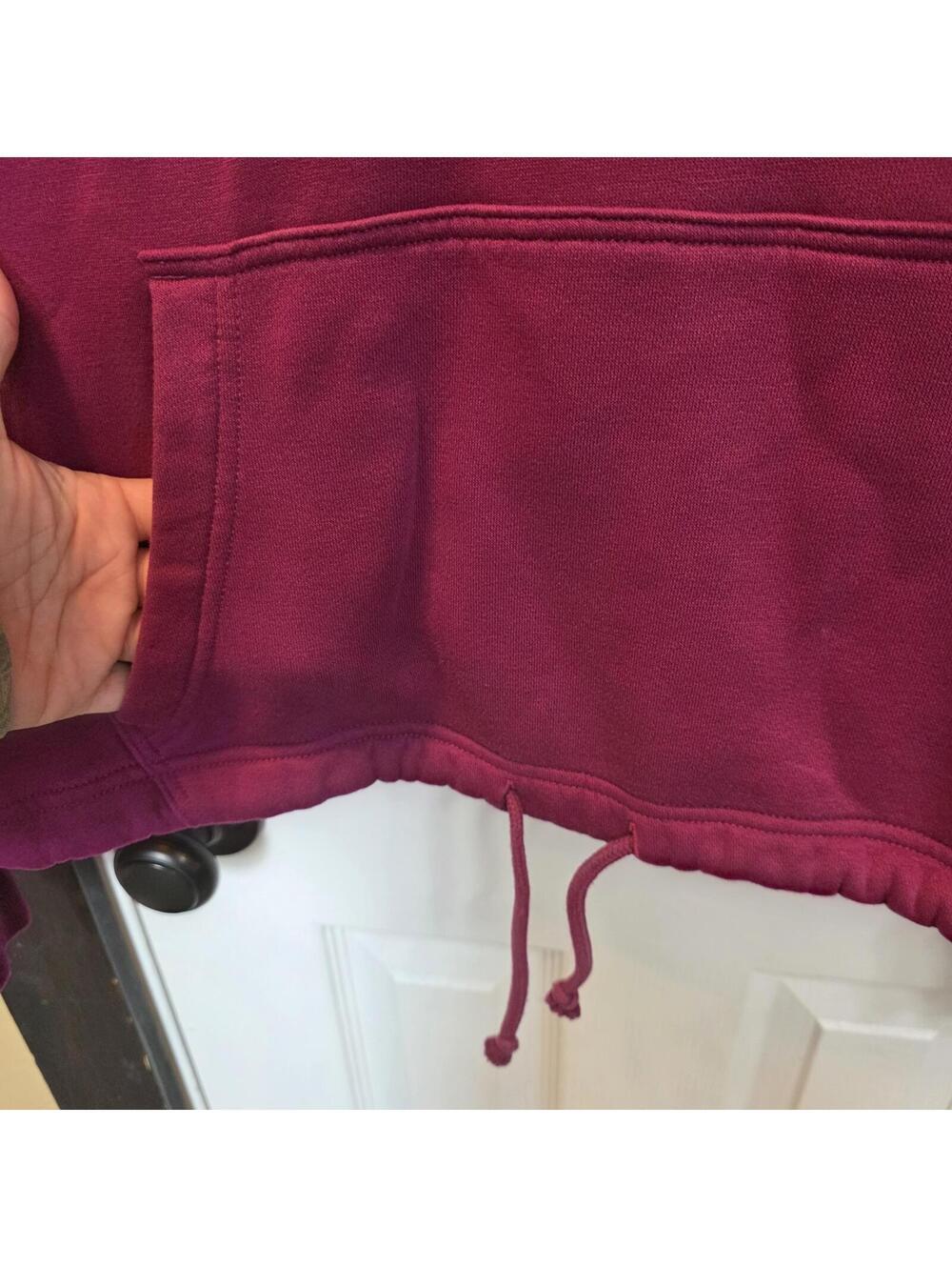 Wrangler Women's Retro Burgundy/Purple Hoodie Size XL - Picture 3 of 6